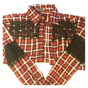 lace flannel
